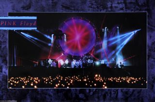 Pink Floyd 1988 Delicate Sound Of Thunder - In Concert Promo Poster