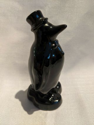 Vintage Abingdon Usa Pottery Hat Penguin Black (item 83)