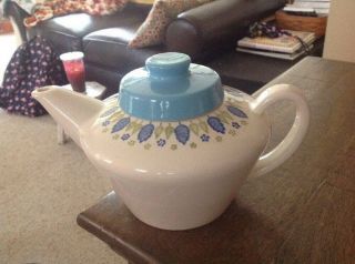 Marcrest Stetson Swiss Chalet Alpine Tea Pot With Lid Vintage 1960