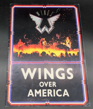 Paul Mccartney " Wings Over America " Tour (1975 - 1976) Program