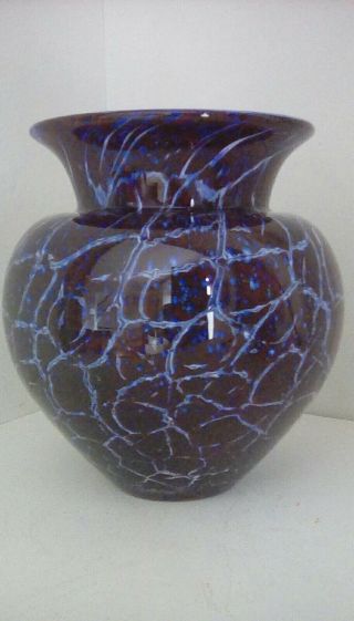 Dartington Crystal Studio Crackle Glass Vase