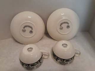 Wedgwood 2 Kruger National Park Cups and Saucers 4