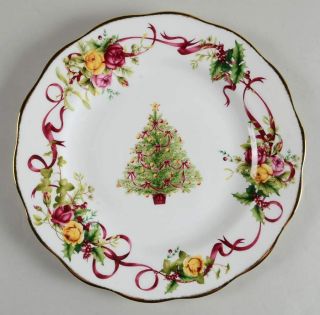 Royal Albert Old Country Roses Christmas Tree Dinner Plate 10149714