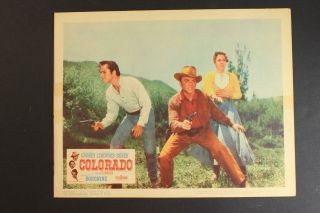 1961 Colorado Western Movie Lobby Card James Cagney John Derek