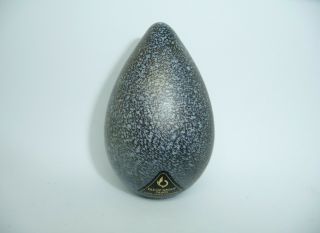 Rare Isle Of Wight Studio Glass Bon Bon Humbug Egg Paperweight