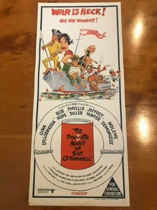 Movie Poster 13x30: The Private Navy Of Sgt.  O 