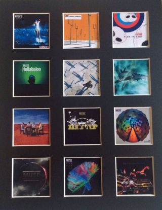Muse Lp Discography Mounted Picture 14 " By 11 " Postage