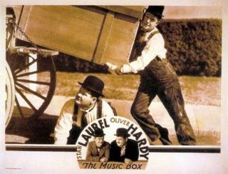 The Music Box Movie Poster Laurel And Hardy Hot Vintage