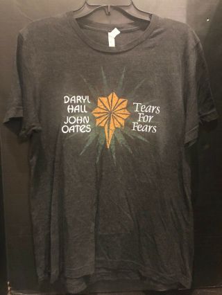 Daryl Hall John Oates & Tears For Fears 2017 Concert Shirt L