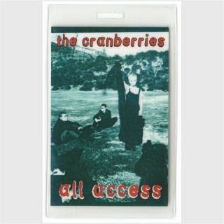 The Cranberries Authentic Concert Tour Laminated Backstage Pass Aa