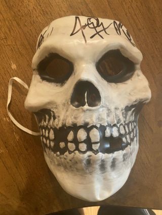 Very Rare Signed Misfits Mask Highly Collectible Take A Look