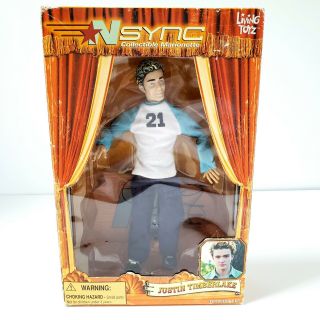 Nsync Justin Timberlake Collectible Marionette 2000 Living Toyz (01510)
