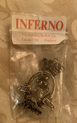 Official Queen Freddie Mercury 1992 Inferno Pin Badge In Plastic Bag