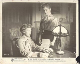 Kathryn Grayson Joan Weldon In So This Is Love 1953 Movie Photo 15461