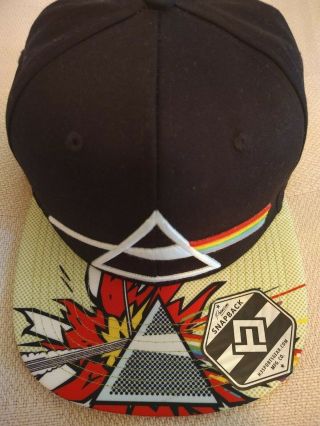 Pink Floyd Dark Side Of The Moon Graphic Premium Snapback Baseball Cap Hat