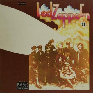 Led Zeppelin Ii Wall Poster 2 Hard Rock Metal Jimmy Page 8x8 " 20x20 " 30x30 "