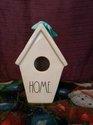 Rae Dunn Slant Roof Home Birdhouse 2019