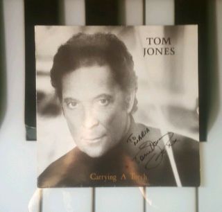 Tom Jones - Hand Signed / Autographed 12 " Vinyl Lp Record