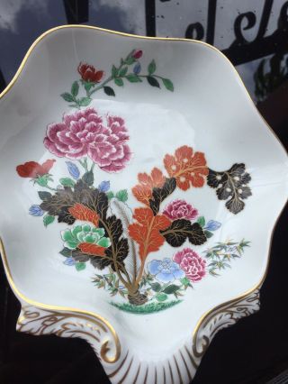 VISTA ALEGRE VINTAGE hand painted shell plate made in Portugal (manufactura) 2