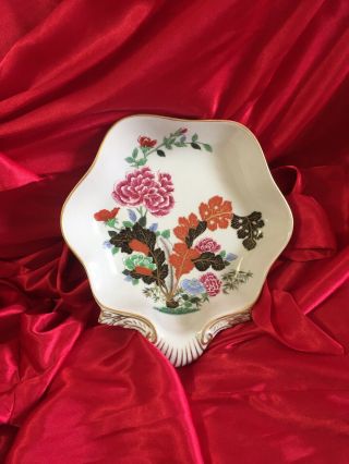VISTA ALEGRE VINTAGE hand painted shell plate made in Portugal (manufactura) 4