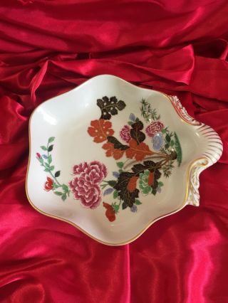 VISTA ALEGRE VINTAGE hand painted shell plate made in Portugal (manufactura) 6