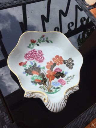 VISTA ALEGRE VINTAGE hand painted shell plate made in Portugal (manufactura) 7
