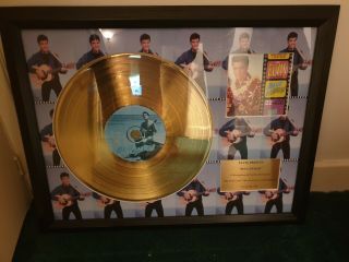 Elvis Presley Limited Edition Blue Hawaii Framed Disc