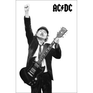 Ac/dc Angus Poster Flag Official Premium Textile Fabric Wall Banner Acdc Ac - Dc