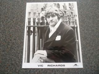 Rare Vic Richards Uk Polydor Promo Photo 10 " X 8 " 1967