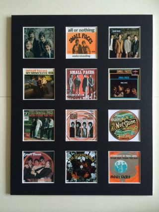 Small Faces Lp Discography Mounted Picture 14” By 11” Postage