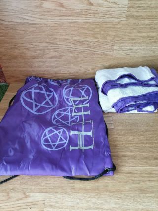 H.  I.  M.  Heartagram Purple Bag And Towel