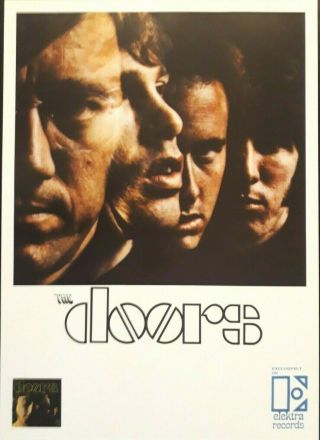 The Doors Poster - Rare First Promo 1967 On Elektra Records Large Size Reprint