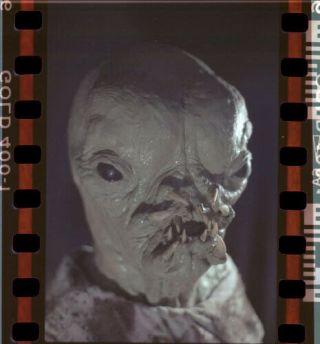 Ta26k Vintage Horror Sci - Fi Mask Film Movie Model Character Mold Negative Photo