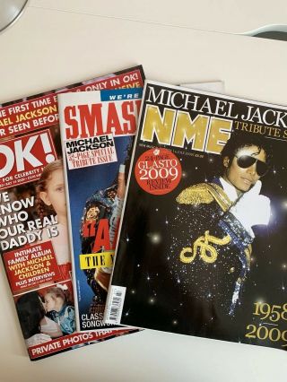 Michael Jackson King Of Pop Tribute Special Uk Magazines Nme Smash Hits Ok 2009