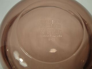 PYREX CORNING Casserole Dish Cranberry Round 2 Qt Baking Lid Ovenware Visions 6
