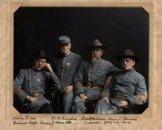 4 Confederate Veterans Of The American Civil War 8x10 Photo 0457071117