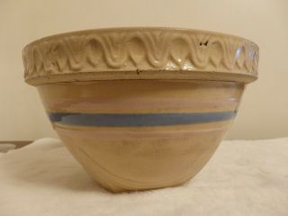 Large Usa Pottery Mixing Bowl 9 Inch Stoneware Mccoy