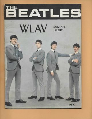 Vintage 1964 Beatles Advance Promotional Program Booklet Book Wlav Radio