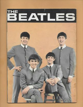 Vintage 1964 Beatles Advance Promotional Program Booklet Book WLAV Radio 2