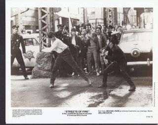 Michael Paré Willem Dafoe In Streets Of Fire 1984 Vintage Movie Photo 24574