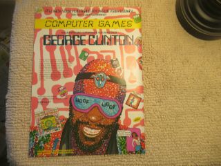 Giant 13 1/4 - 9 7/8 " George Clinton Computer Games Alblum Flyer Ad