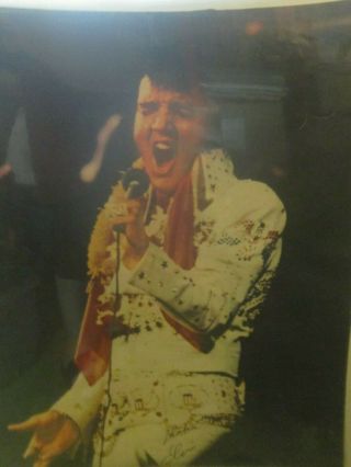 Elvis Rare Concert Poster Early 1970 