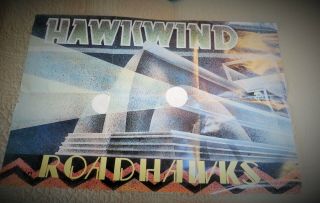 20 X 30 Promo Poster 1976 Hawkwind Roadhawks