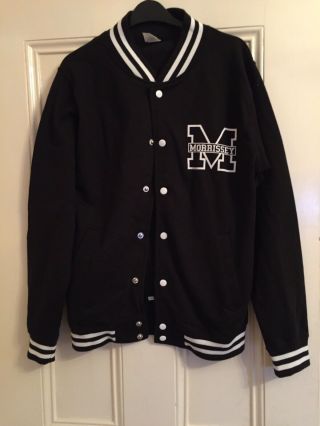Morrisey (the Smiths) Baseball Black Band Jacket Size M