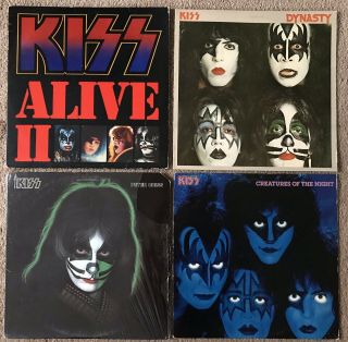 Kiss - Album Set 2 Alive Ii Peter Criss Dynasty Creatures 1977 78 79 82