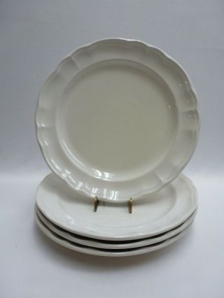 Pfaltzgraff Gazebo White 10 - 1/4 " Dinner Plates - Set Of 4 Usa