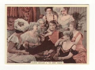 Ardath Movie Scenes Card.  The Merry Widow.  Maurice Chevalier