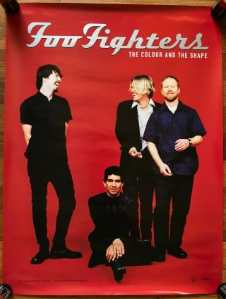 Foo Fighters The Colour And The Shape (band Shot) Rare Promo Poster 