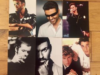 George Michael Twenty Five Collectors Promo Postcard Set X 6