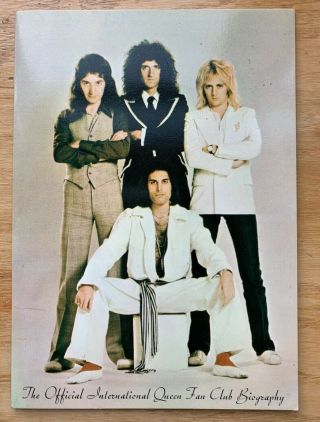 Official International Queen Fan Club Biography From 1970s